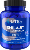 NATIOS Shilajit Extract, 500 mg, Extra Strength, 90 veganských kapslí